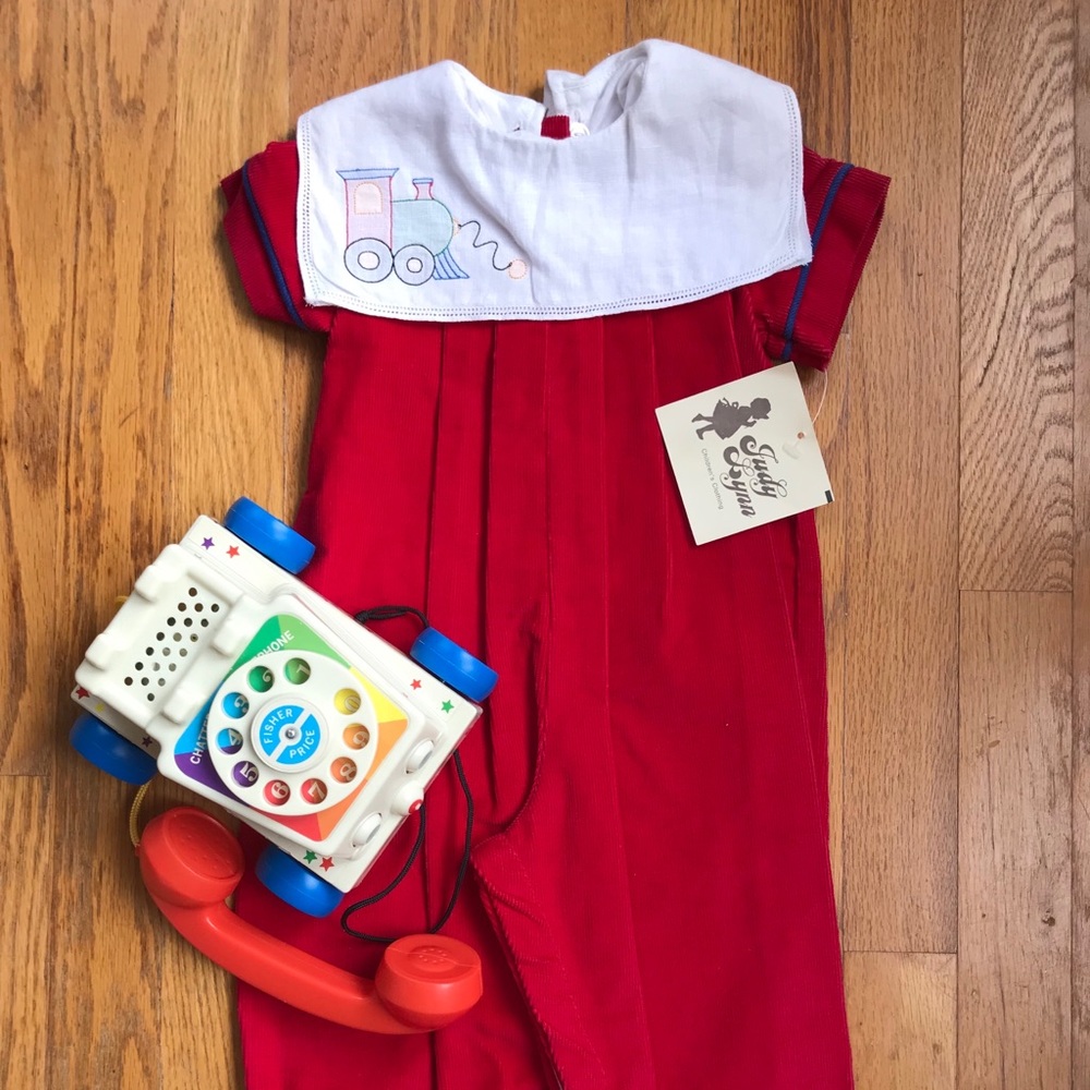 Boys 9 mos Red JohnJohn